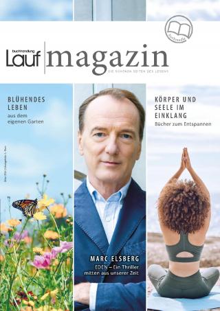 Cover des aktuellen Lauf Büchermagazins. Klicken und online lesen.